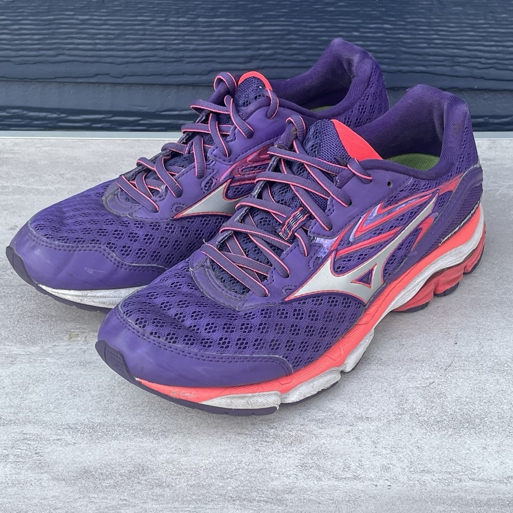 Mizuno Wave Inspire 12 Womens Size 9.5 Purple Perfect Mesh Running‎ Shoes